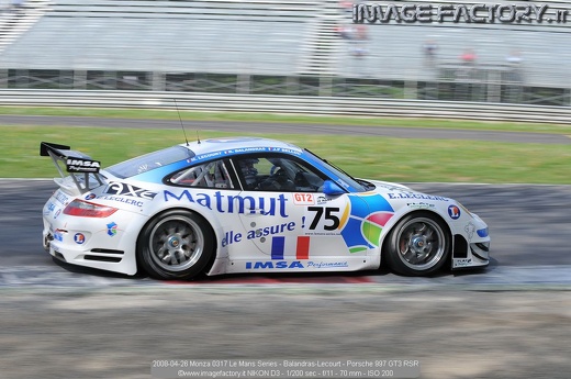 2008-04-26 Monza 0317 Le Mans Series - Balandras-Lecourt - Porsche 997 GT3 RSR